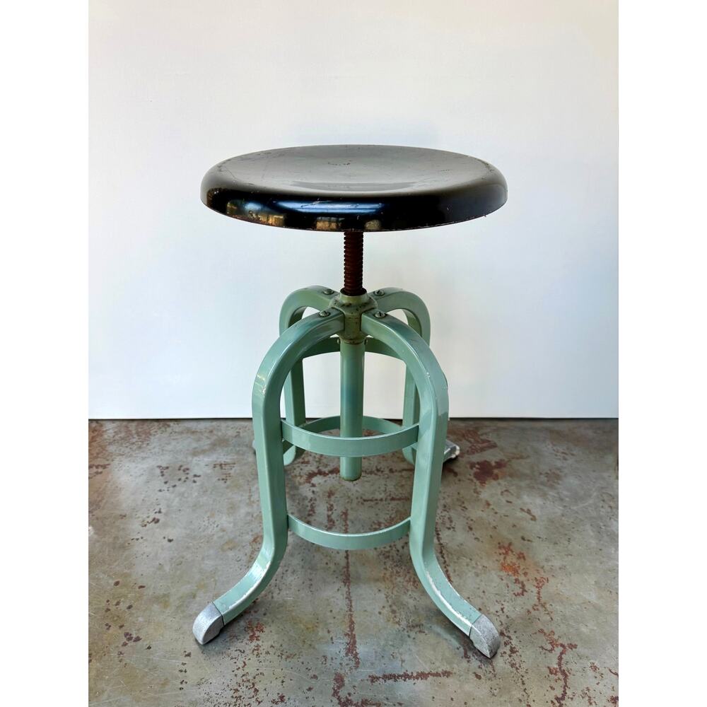 Vintage A.S. Aloe Adjustable Medical Stool, St. Louis